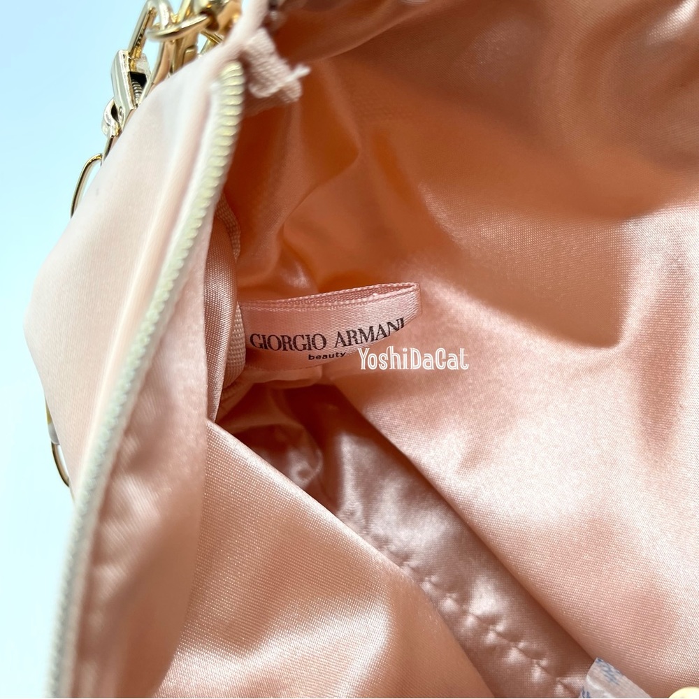 🆕 Giorgio Armani Beauty Line Cosmetic Case to Convertible Crossbody Bag Purse - Picture 11 of 12